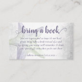 Carte D'accompagnement Coastal Chic | Purple Green Starfish Apportez un l (Devant)