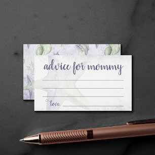 Carte D'accompagnement Coastal Chic   Purple Green Starfish conseil de do