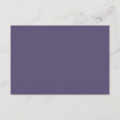 Carte D'accompagnement Coastal Chic | Réception violet vert citron (Dos)