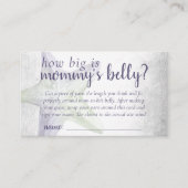 Carte D'accompagnement Coastal Chic | Violet Green Starfish Mommys Belly (Devant)