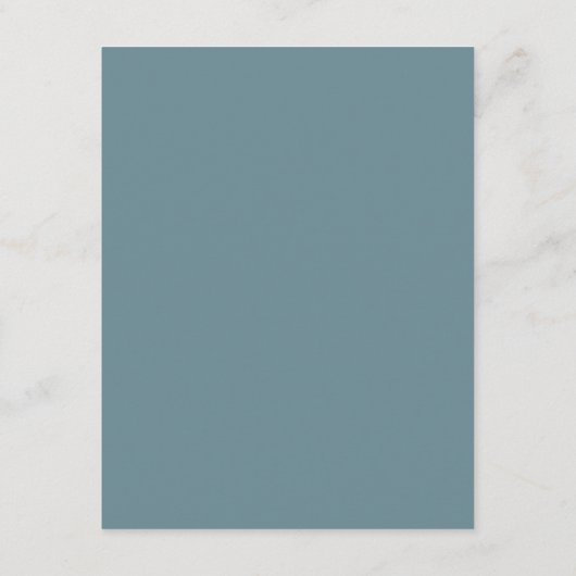 Carte D'accompagnement Coastal Dusty Blue All-in-One Détails du Mariage (Dos)