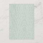 Carte D'accompagnement Coastal Sea Waves Sand Beach Détails de mariage (Dos)