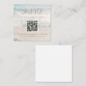 Carte D'accompagnement Code d'analyse des Mariages de plage et de bord de (Devant / Derrière)