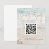 Carte D'accompagnement Code d'analyse des Mariages de plage et de bord de (Devant / Derrière)
