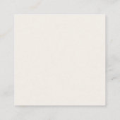 Carte D'accompagnement Code de robe de mariage élégante aux fleurs sauvag (Dos)