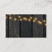 Carte D'accompagnement Code QR Boîtier de mariage à fleurs à automne rust (Dos)