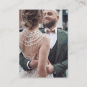 Carte D'accompagnement Code QR Code Mariage de l'hameçonneur numérique En (Dos)