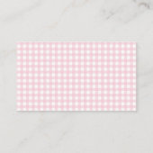 Carte D'accompagnement Code QR de Baby Shower Ourson Teddy Classique Prép (Dos)