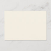 Carte D'accompagnement Code QR de détails de mariage de script minimalist (Dos)