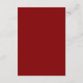 Carte D'accompagnement Code QR de détails de mariage marron Luxe (Dos)