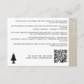 Carte D'accompagnement Code QR de gâteau de mariage (Devant)