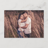 Carte D'accompagnement Code QR de gâteau de mariage (Dos)