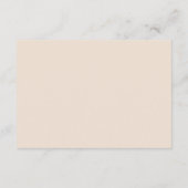 Carte D'accompagnement Code QR de note moderne beige sur les cadeaux (Dos)
