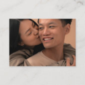 Carte D'accompagnement Code QR de réponse en ligne pour mariage chinois L (Dos)