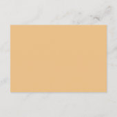 Carte D'accompagnement Code QR de site web de mariage rustique au coucher (Dos)