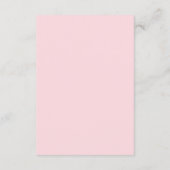 Carte D'accompagnement Code QR des détails de mariage Pink Boho Peonies (Dos)