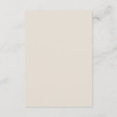 Carte D'accompagnement Code QR des détails de mariage rustique occidental (Dos)