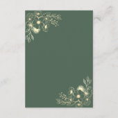 Carte D'accompagnement Code QR des détails du mariage Boho Orange (Dos)