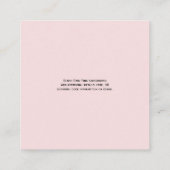 Carte D'accompagnement Code QR Détails de la garantie d'emballage du prod (Dos)