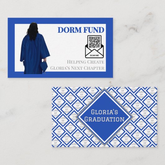 Carte D'accompagnement Code QR d'insertion pour le Fonds de Dortoir de Re (Devant / Derrière)