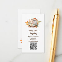 Code QR du registre de cadeaux Enchanté de vous re