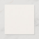 Carte D'accompagnement Code QR du registre de mariage (Dos)