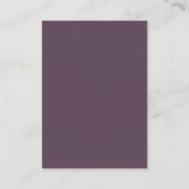 Carte D'accompagnement Code QR du registre de mariage poussiéreux chic vi (Dos)