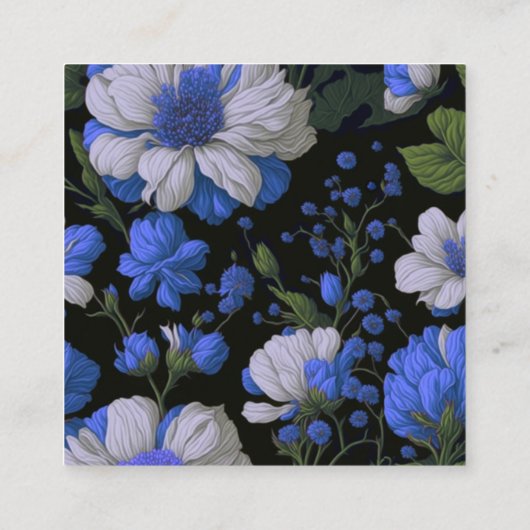 Carte D'accompagnement Code QR élégant violet blanc argenté (Dos)