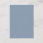 Carte D'accompagnement Code QR et calligraphie pour site web de mariage b (Dos)