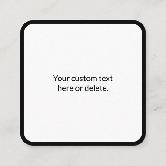 Carte D'accompagnement Code QR instantané (entrez l'URL de votre site Web (Dos)
