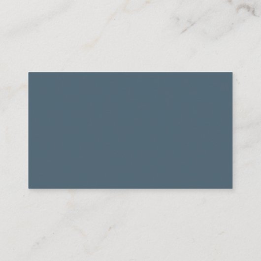 Carte D'accompagnement Code QR Mariage bleu minéral RSVP (Dos)