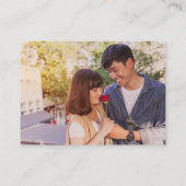 Carte D'accompagnement Code QR Mariage chinois RSVP en ligne (Dos)