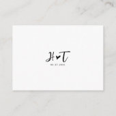 Carte D'accompagnement Code QR Mariage de code QR Rsvp du script BUDGET (Dos)