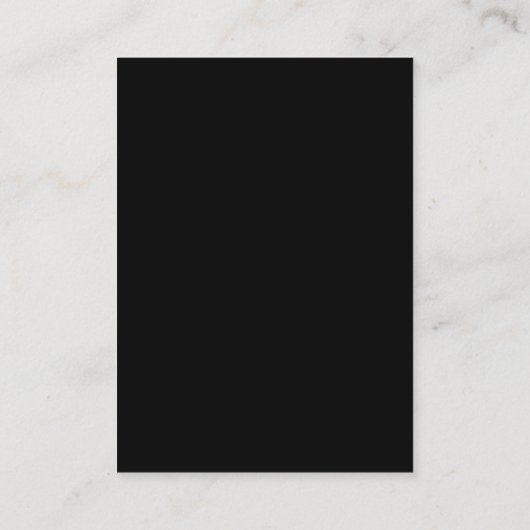 Carte D'accompagnement Code QR Mariage noir et or simple (Dos)