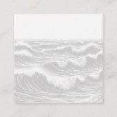 Carte D'accompagnement Code QR Mariage Surf Grooms (Dos)