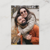 Carte D'accompagnement Code QR photo rose rouge Groovy Sparkle pour répon (Dos)