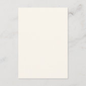 Carte D'accompagnement Code QR pour la Baby Shower de mariage Hydrangea B (Dos)