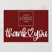 Carte D'accompagnement Code QR Remerciements pour votre emballage d'achat (Dos)