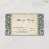 Carte D'accompagnement Code QR RSVP de mariage (Devant)