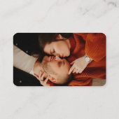 Carte D'accompagnement Code QR RSVP Mariage Site Web Photo (Dos)