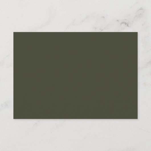 Carte D'accompagnement Code QR Rustic Mountain Mariage RSVP (Dos)