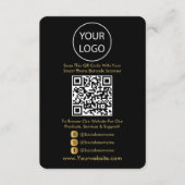 Carte D'accompagnement Code QR Site Web d'entreprise Scannez-moi Médias S (Devant)