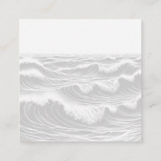 Carte D'accompagnement Code QR surf Mariage (Dos)