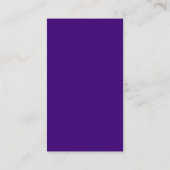 Carte D'accompagnement Code QR violet de police rétro pour mariage modern (Dos)