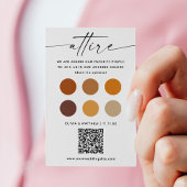 Carte D'accompagnement Code vestimentaire mariage de automne + Code QR | 
