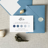 Carte D'accompagnement Code vestimentaire Mariage de script simple Attrai