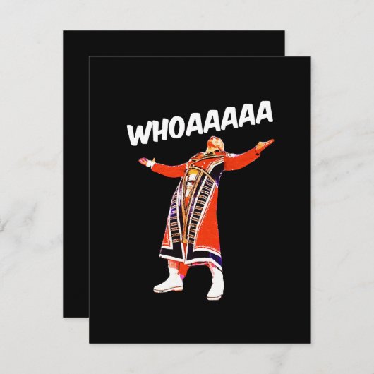 Carte D'accompagnement Cody whoaaa (Devant / Derrière)