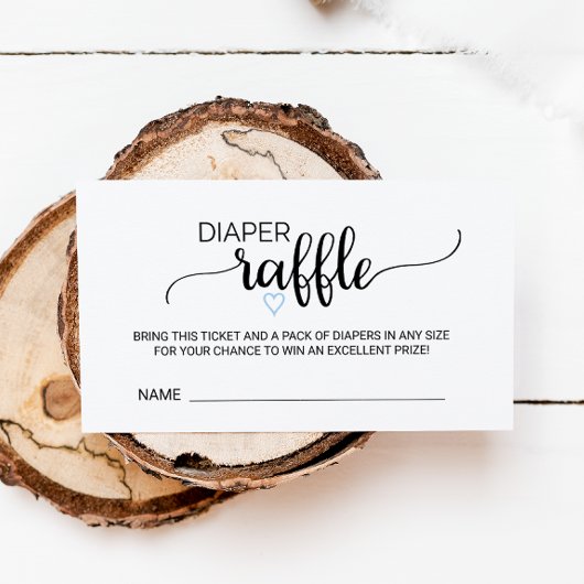 Carte D'accompagnement Coeur Bleu Noir Calligraphie Déchets Raffin Insert