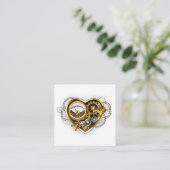 Carte D'accompagnement Coeur vapeur avec un manomètre (Debout devant)