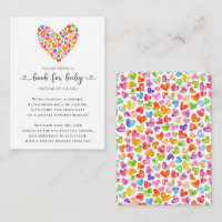 Coeurs colorés Chérie Douche Livre pour bébé